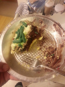 That's right, I went to town on this pie.  I DON'T EVEN LIKE FRENCH SILK PIE!!!!